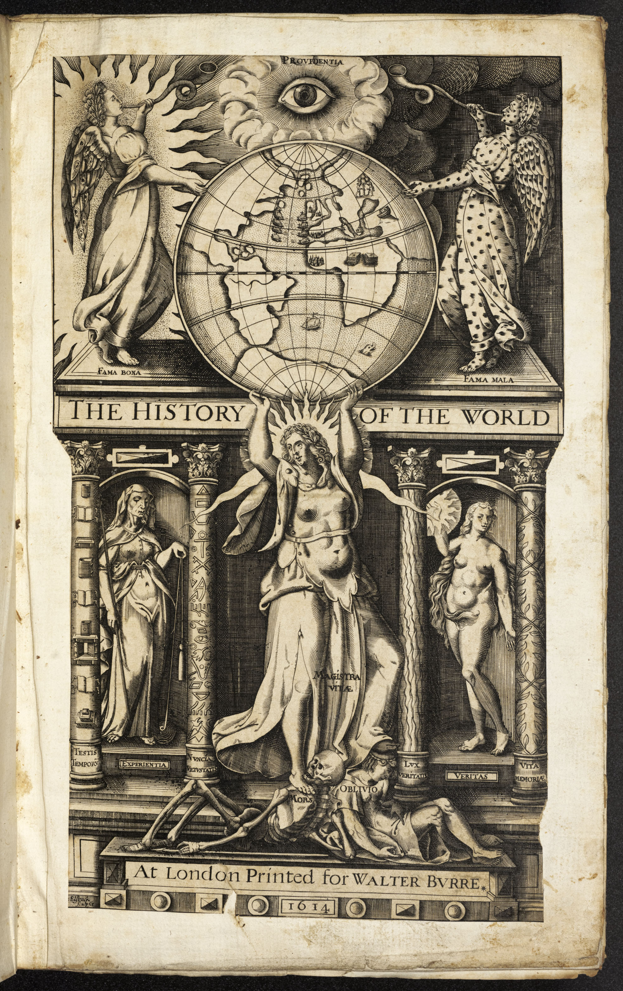 BT1.5.15, title page, Walter Raleigh鈥檚 History of the World (1614)