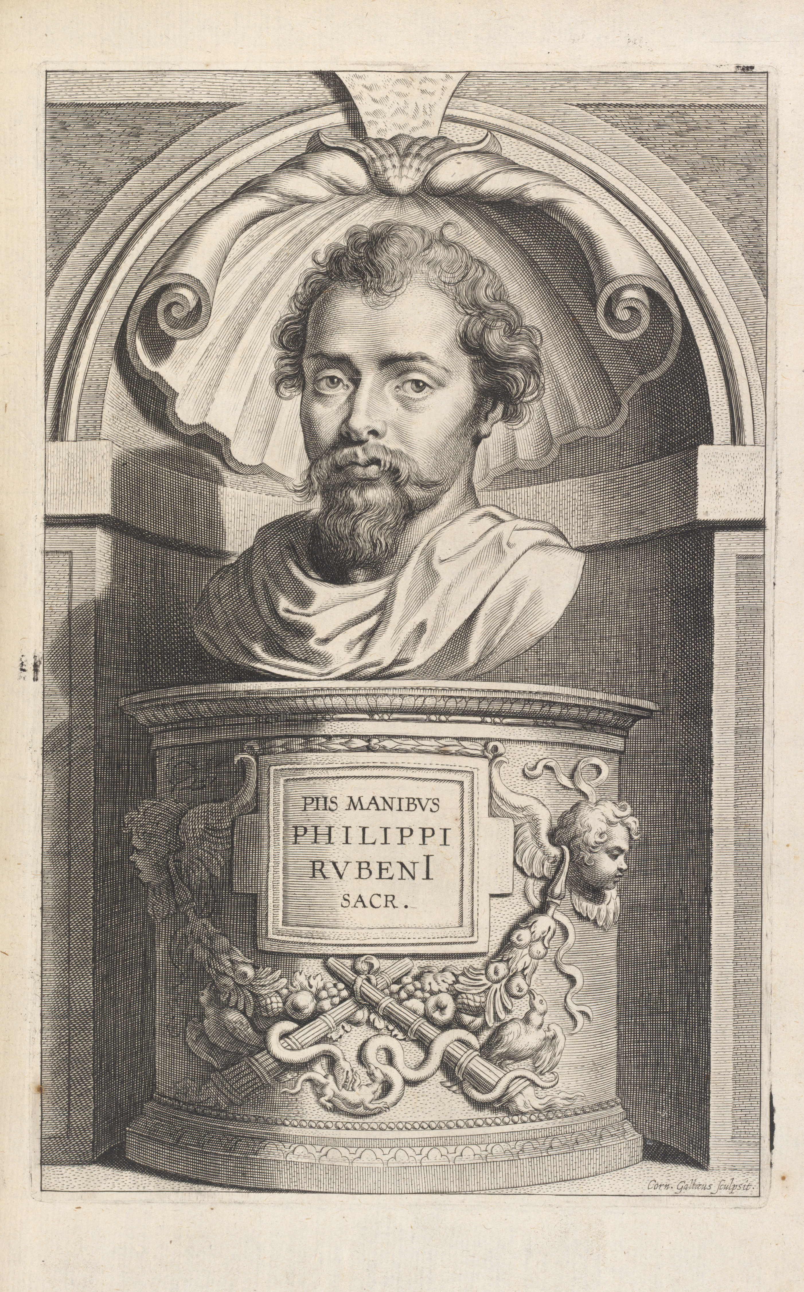 BT3.106.17, Saint Asterius of Amasea鈥檚 Homiliae (1615), portrait of Philip Rubens